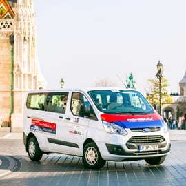 Boedapest: gedeelde luchthaventransfer met shuttlebus
