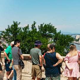 Boedapest: Wandeltour door het Buda Kasteel District met een historicus