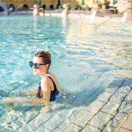 Boedapest: Széchenyi-thermen – Fast Track-toegang met kluisje