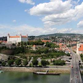 Boedapest: Transfer naar Praag via het schilderachtige Bratislava