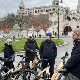 Boedapest: Elektrische fietstour door de binnenstad met gids
