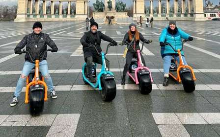Boedapest: de officiële verhuur van e-scooters van Luna