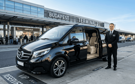 Privé transfer: van BUD luchthaven naar Boedapest stad