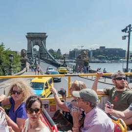 Boedapest: Stadsrondleiding Hop-on-hop-off-bustour & Extra's