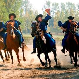 Vanuit Boedapest: Dagvullende tour door Puszta met lunch en show