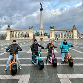 Boedapest: de officiële verhuur van e-scooters van Luna