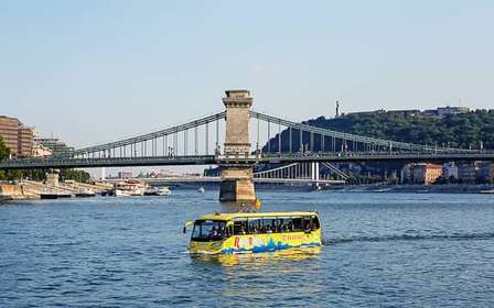 Boedapest: Drijvende bustour over land en water