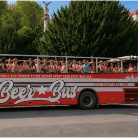 Privé-bierbustocht door Boedapest met onbeperkt bier