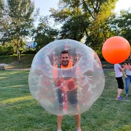 Boedapest: bubble football-ervaring met bier