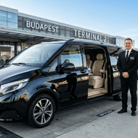 Privé transfer: van BUD luchthaven naar Boedapest stad