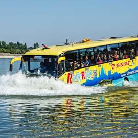 Boedapest: Drijvende bustour over land en water