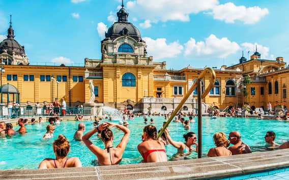 Boedapest: Széchenyi Spa Hele dag met optionele proeverij