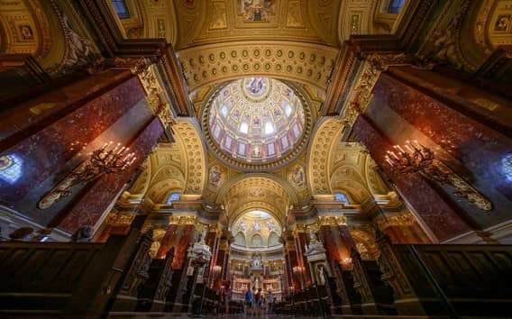 Boedapest: Toegang tot de Sint-Stefanusbasiliek met terrasoptie